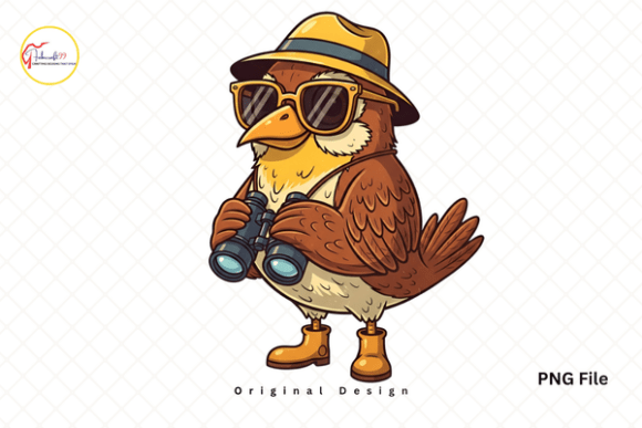 Download Bird Nerd PNG, Bird Watching Sublimation - Png Collection