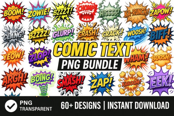 Download 60+ Comic Text PNG, Pop Art Bundle - Png Collection