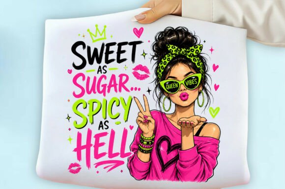 Download Sweet As Sugar Spicy As Hell PNG - Png Collection
