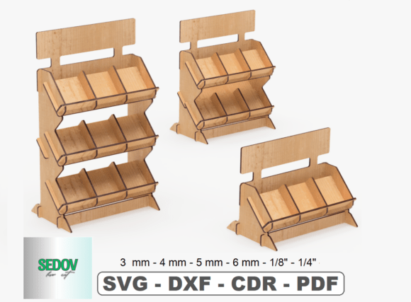 Download Laser Cut Retail Display Stand 3 Sizes - Play Collection