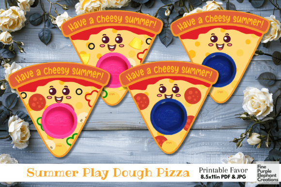 Download Play Dough Pizza Summer Paper Toy Favor - Pizza Collection