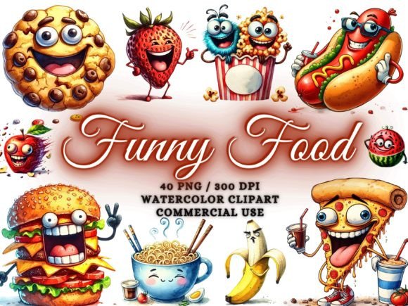 Download Funny Food Clipart Funny Png - Food Png - Png Collection