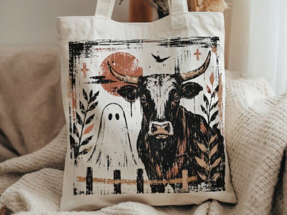 Download Spooky Bull Ghost Moon PNG Halloween Png - Png Collection