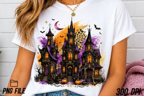 Download Gothic Haunted House PNG Sublimation - Png Collection